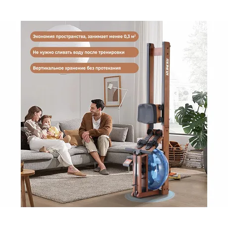 Гребной тренажер DFC 6205B - Фото 4