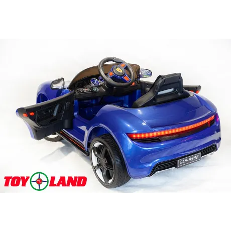 Электромобиль ToyLand Porsche Sport QLS 8988 синий (краска) - Фото 6
