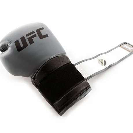 Перчатки UFC для работы на снарядах MMA 18 унций серый - Фото 2