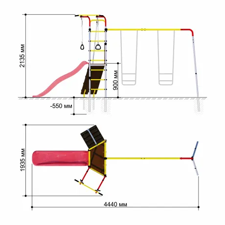 Дачный комплекс "Островок Плюс" (без качелей) Romana R 103.09.04 - Фото 6