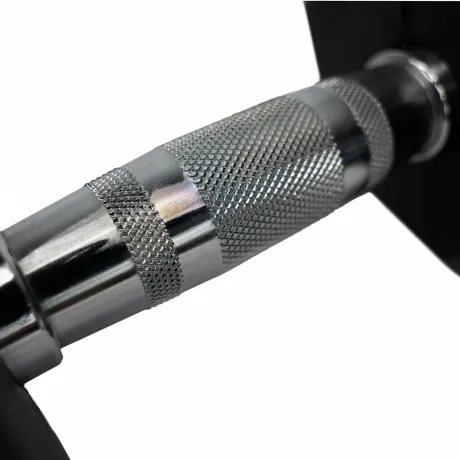 Набор гексагональных обрезиненных гантелей Bronze Gym 2,5-25 кг - 10 пар, шаг 2,5 кг - Фото 3