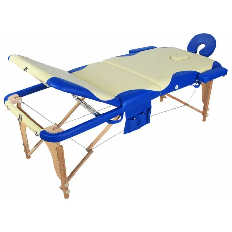 Массажная кушетка складной деревянный Med-Mos JF-AY01 3-х секционный - Фото 4