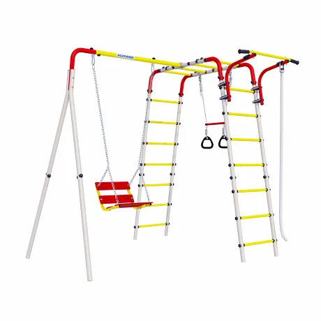 Дачный комплекс Весёлая лужайка-2 + ЦЕПНЫЕ качели Romana R 103.25.04 NEW