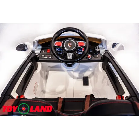 Электромобиль ToyLand Porsche Cayenne SH-808 белый - Фото 6