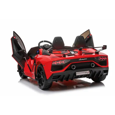 Детский электромобиль Lamborghini Aventador SVJ (A111MP) красный - Фото 6