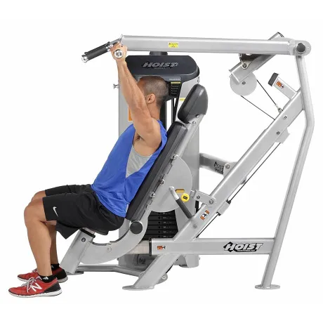 Мульти-жим от груди, Жим от плеч HOIST HD-3300 серебряный/черный - Фото 8