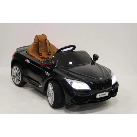 Электромобиль RiverToys BMW В222ВВ черный