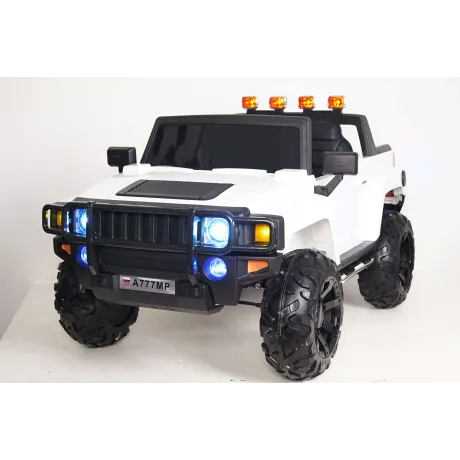 Электромобиль RiverToys HUMMER A777MP White - Фото 7