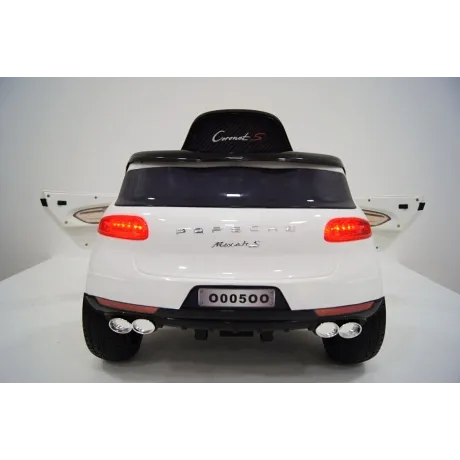 Электромобиль RiverToys Porsche Macan O005OO VIP (белый) - Фото 7