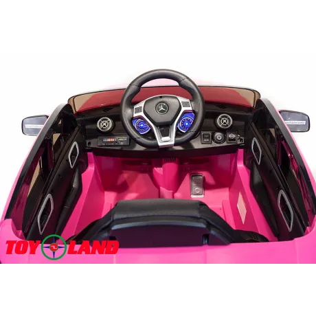 Электромобиль ToyLand Mercedes-Benz A45 розовый - Фото 8