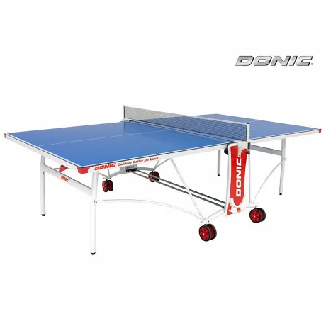 Всепогодный теннисный стол Donic Outdoor Roller De Luxe синий