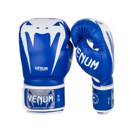Перчатки боксерские Venum Giant 3.0 Blue/White Nappa Leather
