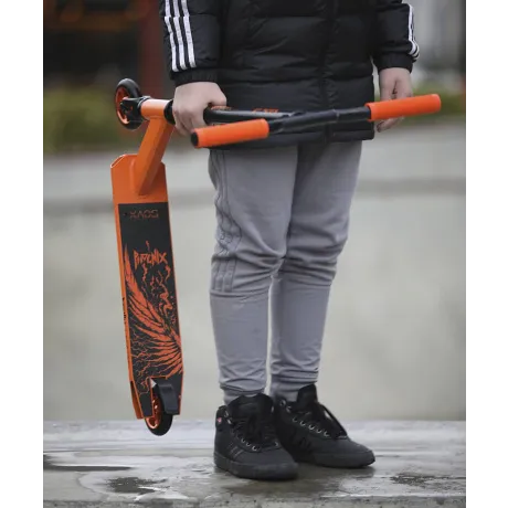 Самокат трюковый Phoenix Black 100 мм - Фото 3