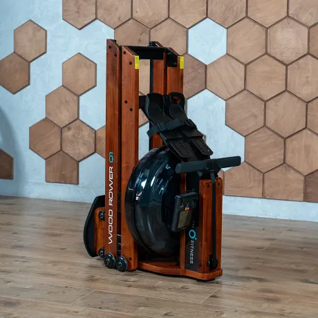 Гребной тренажер домашний OXYGEN FITNESS WOOD ROWER Q1 - Фото 19