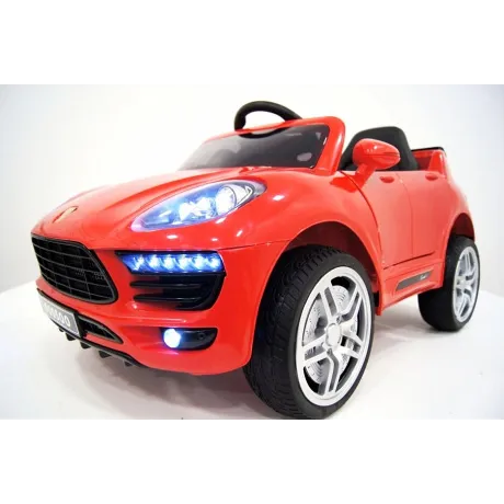 Электромобиль RiverToys Porsche Macan O005OO VIP (красный) - Фото 3