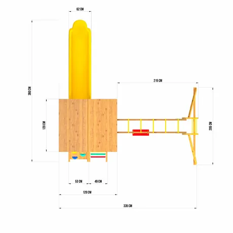 Детские городки Jungle Gym JC7 Нимба - Фото 2