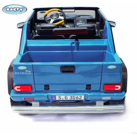 Детский двухместный электромобиль Barty Mercedes-Maybach G650 Landaulet синий - Фото 3