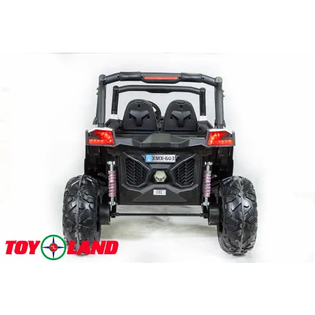 Электромобиль ToyLand Багги ХМХ603 4х4 белый - Фото 7