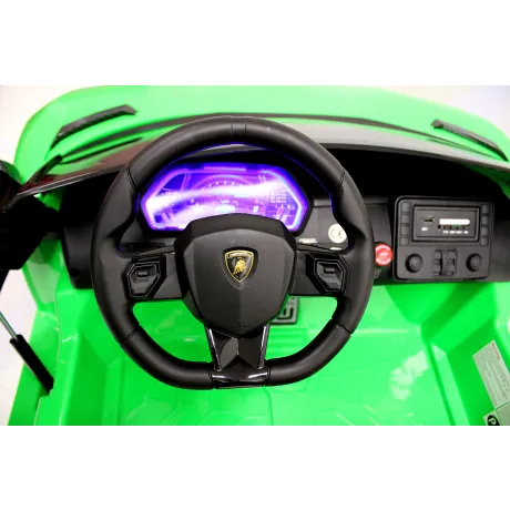 Детский электромобиль Lamborghini Aventador SVJ (A111MP) красный - Фото 12