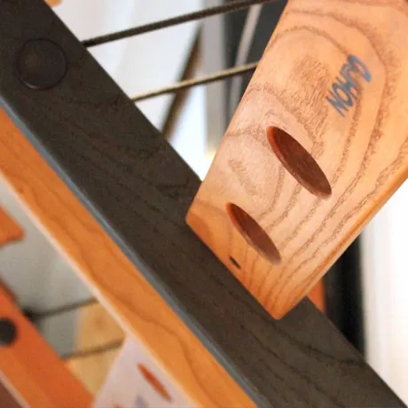 Шведская стенка с 10-ю перекладинами NOHrD WallBars вишня - Фото 4