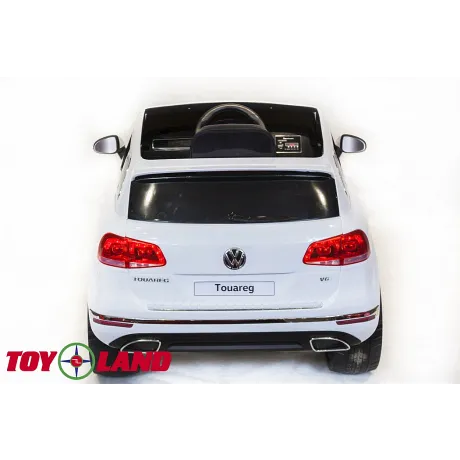 Детский электромобиль ToyLand Volkswagen Touareg белый - Фото 7