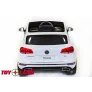Детский электромобиль ToyLand Volkswagen Touareg белый - Фото 7