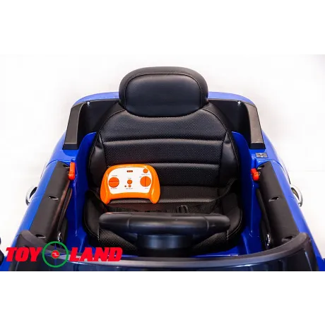 Электромобиль ToyLand Mini Cooper HL 198 синий - Фото 8