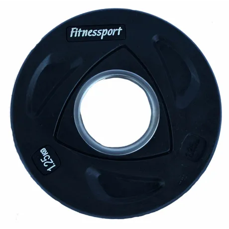 Диск олимпийский обрезиненный цветной Fitnessport RCP20-1.25