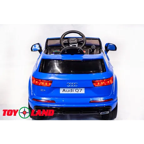 Электромобиль ToyLand Audi Q7 синий - Фото 6