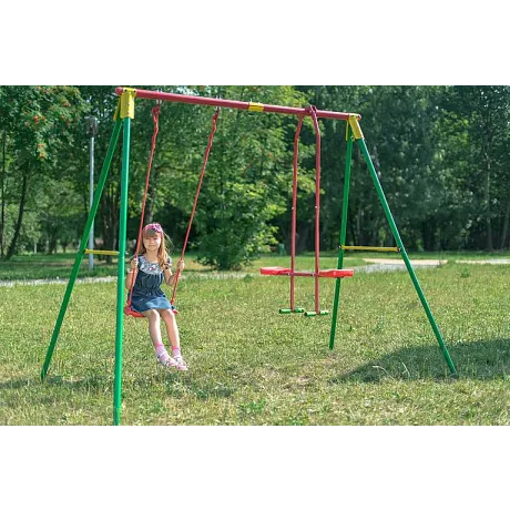 Игровой комплекс Hasttings с двумя качелями K-002 - Фото 2
