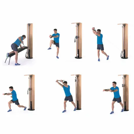 Многофункциональная силовая станция NOHrD SlimBeam, материал: пластик, цвет: синий - Фото 7