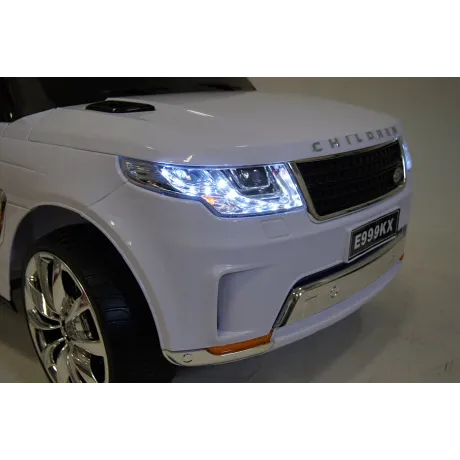 Электромобиль RiverToys Range Rover Sport E999KX белый - Фото 8