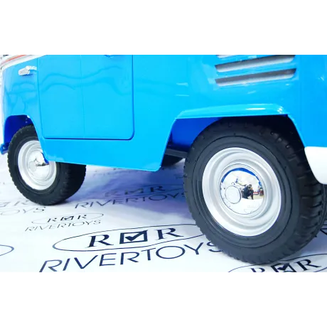 Электромобиль RiverToys VOLKSWAGEN X444XX (синий) - Фото 6