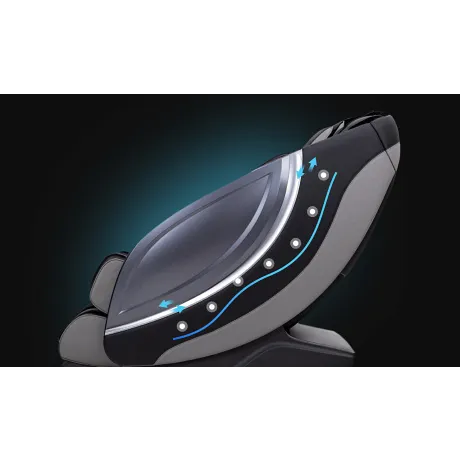 Массажное кресло Ergonova ErgoLine 4 Black Grey - Фото 7