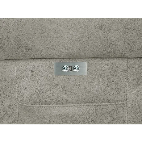 Массажное кресло реклайнер с подъемом FUJIMO LOUNGE UP F7003 ULFL Смоки (Orlando 4) - Фото 13