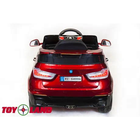 Электромобиль ToyLand BMW X6 красный - Фото 7