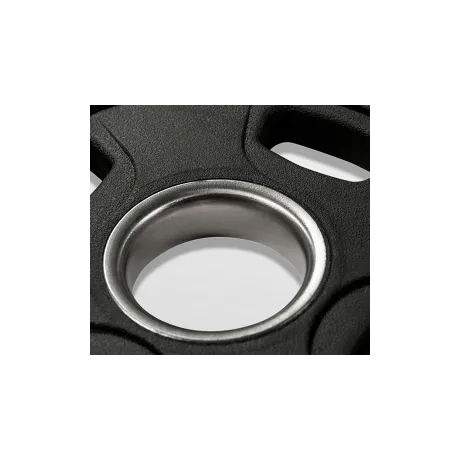 Диск олимпийский обрезиненный черный 1,25 кг BG-PA-PL-P012 - Фото 2