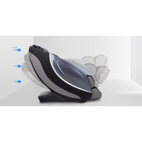 Массажное кресло Ergonova ErgoLine 4 Black Grey - Фото 4