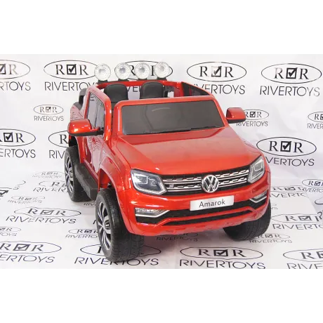 Электромобиль RiverToys VOLKSWAGEN-AMAROK-M999MM Red - Фото 3