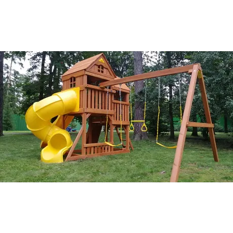 Детский игровой комплекс MoyDvor Панорама с трубой и горкой - Фото 6