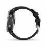 Мультиспортивные часы Garmin FENIX 5 PLUS серебристый с черным ремешком - Фото 2