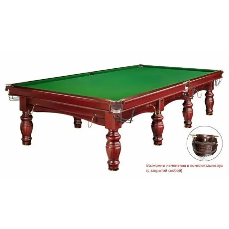 Бильярдный стол для русского бильярда Weekend «Dynamic Refinement» 12 ф (махагон) - Фото 7