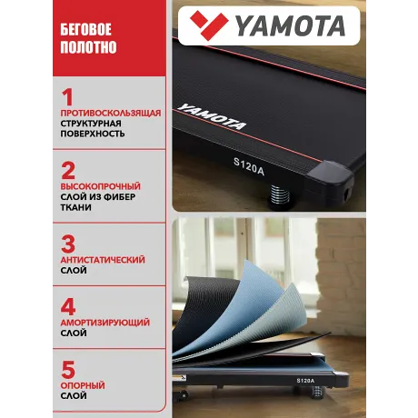 Беговая дорожка Yamota S120A New - Фото 15