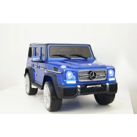 Электромобиль RiverToys Mercedes-Benz G65 AMG синий глянец