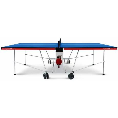 Теннисный стол Start Line Compact Expert Indoor синий (с сеткой) - Фото 2