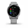 Смарт-часы с GPS Garmin VIVOACTIVE 4S серые с серебристым безелем - Фото 2