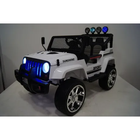 Электромобиль RiverToys JEEP T008TT (белый)