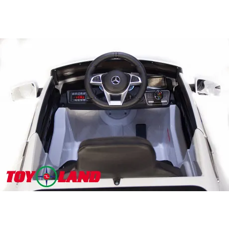 Детский электромобиль ToyLand Mercedes-Benz AMG GLE63S Coupe белый - Фото 8