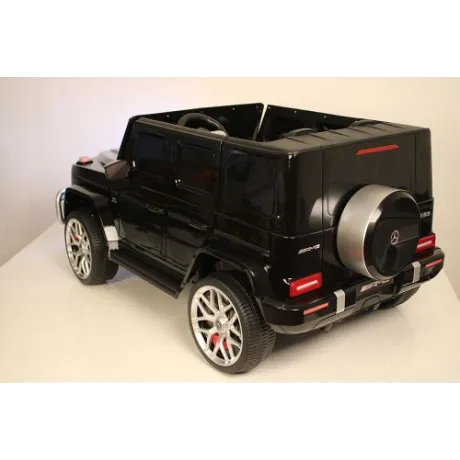 Детский электромобиль RiverToys Mercedes-AMG G63 4WD (S307) черный глянец - Фото 2