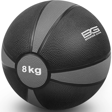 Медбол резиновый BRONZE GYM, 8 кг.